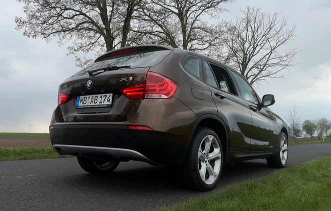 BMW X1 cena 30900 przebieg: 215000, rok produkcji 2009 z Siemianowice Śląskie małe 121